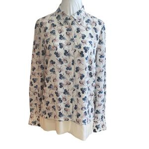 Tory Burch, 100% Silk Floral Tunic, Size 4